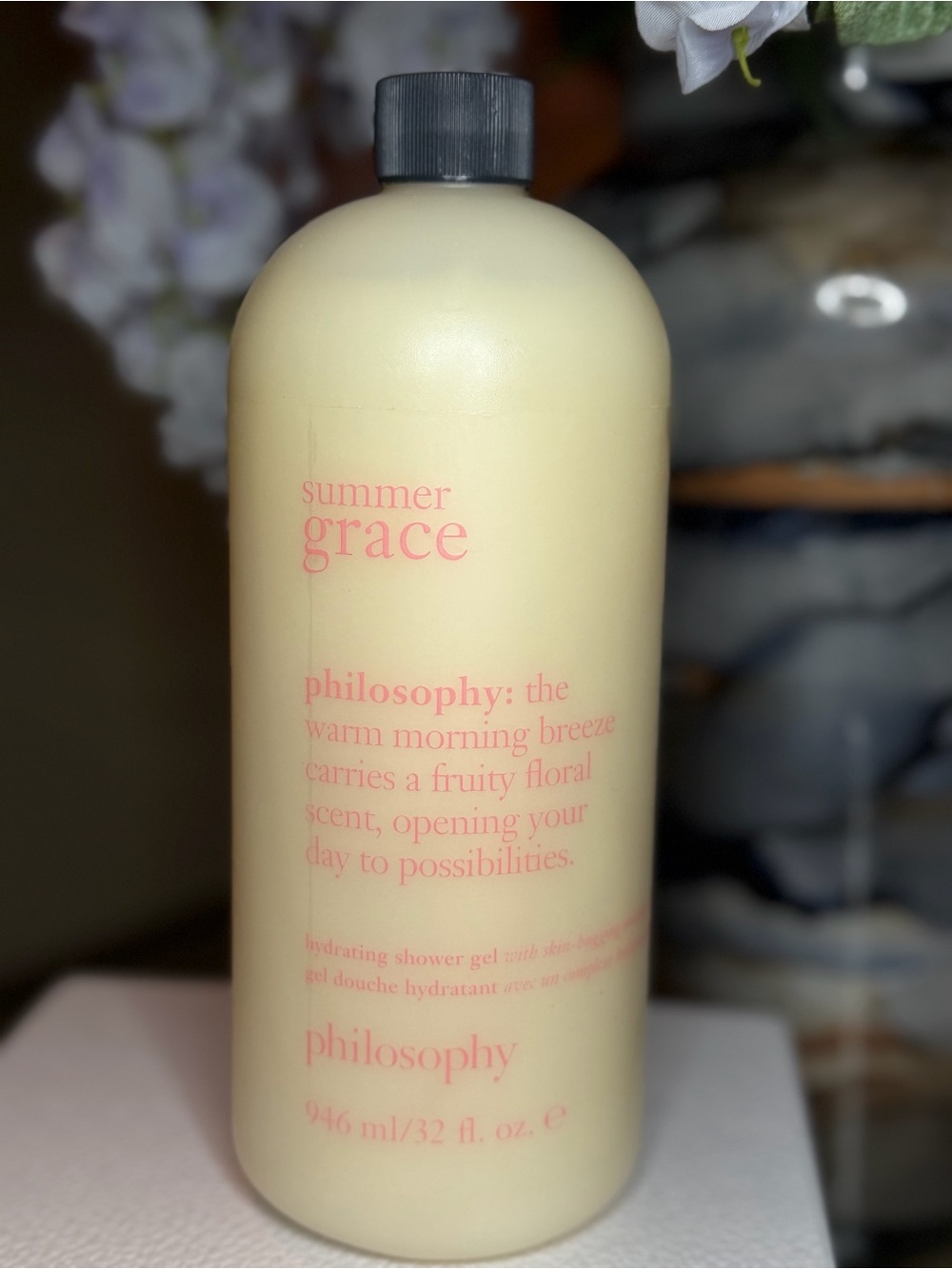 philosophy Summer Grace Hydrating Shower Gel — 32oz Limited Edition